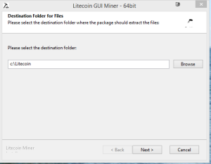 Litecoin GUI installer