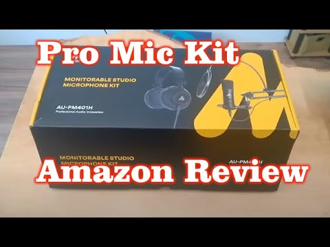 Monitorable Studio Microphone Kit Review from Amazon AU-PM401H – Gift Ideas Under $100