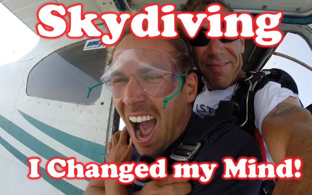 My first time Skydiving! I changed my mind!