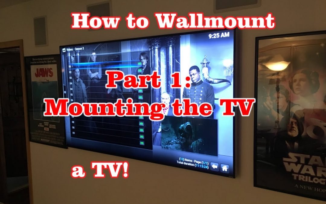 How to Wall mount a LCD TV in a Living Room : Part 1
