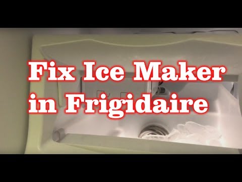 Frigidaire Freezer not making ICE! Replace the Ice Maker! FIXED ...
