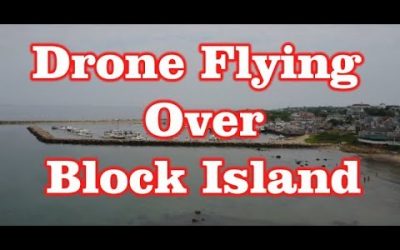 Drone Flying over Block Island, RI