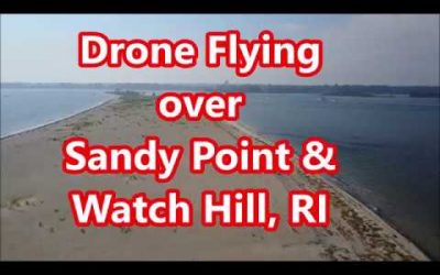 Drone Flying over Sandy Point & Watch Hill, RI