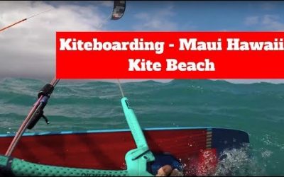 Kiteboarding “Kite Beach” Maui, Hawaii