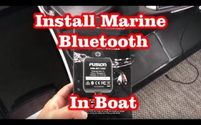 Install Marine Bluetooth Audio Module Fusion MS-BT100 in Monterey Boat