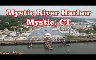 Mystic River Harbor – Mystic, CT – Drone