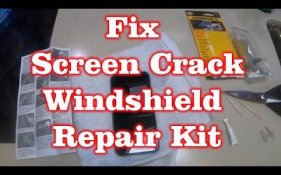 Fix Crack in iPhone XS with Windshield Crack Repair Kit