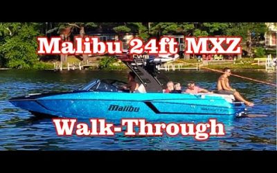 2018 Malibu Wakesetter Review MXZ 24ft – Walk-through (Wakesurfing) Review