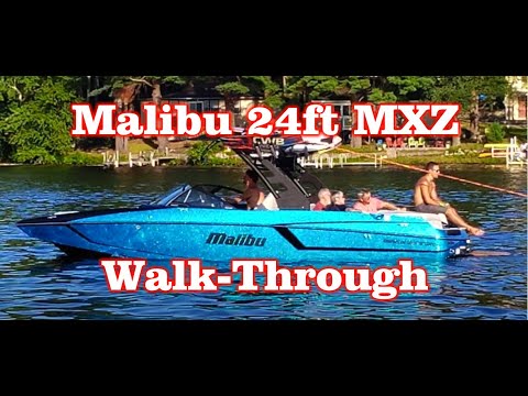 2018 Malibu Wakesetter Review MXZ 24ft – Walk-through (Wakesurfing) Review