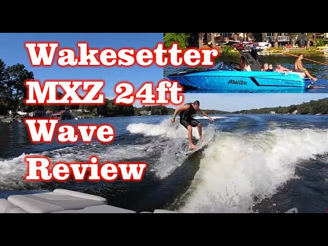 Malibu 24 MXZ Wakesetter 2018 Surf Wave Review