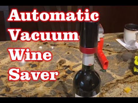 Automatic Vacuum Wine Saver – Amazon Review – Gift Ideas Under $20