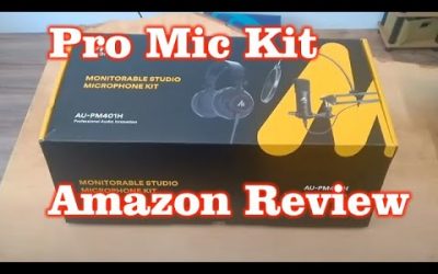 Monitorable Studio Microphone Kit Review from Amazon AU-PM401H – Gift Ideas Under $100